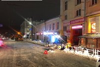 В Кирове снегоуборочная машина сбила пешехода