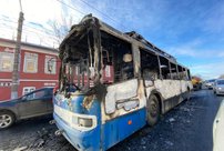 Власти назвали причину возгорания в троллейбусе и благодаря кому спаслись пассажиры