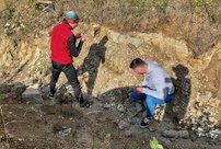 Кировчанин нашел остатки древних моллюсков рядом с дорогой