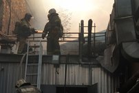 В центре Кирова случился крупный пожар