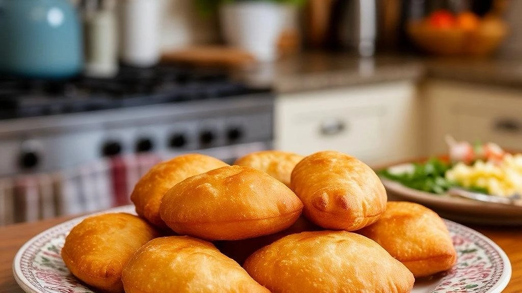 Замешиваю и сразу пеку: пока закипает чайник, у меня на столе гора пирожков, даже руки в муке пачкать не приходится