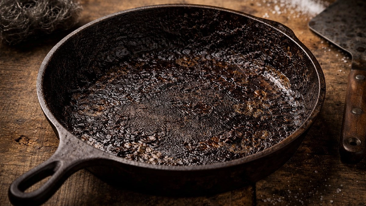 Не кипяток и не лимонная кислота: бабушка поделилась, чем содрать надоевший многолетний нагар со сковороды - работает