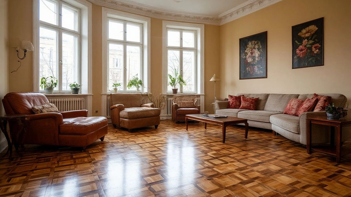 Линолеум будет блестеть лучше нового: 1 трюк работает даже в "запущенных" квартирах