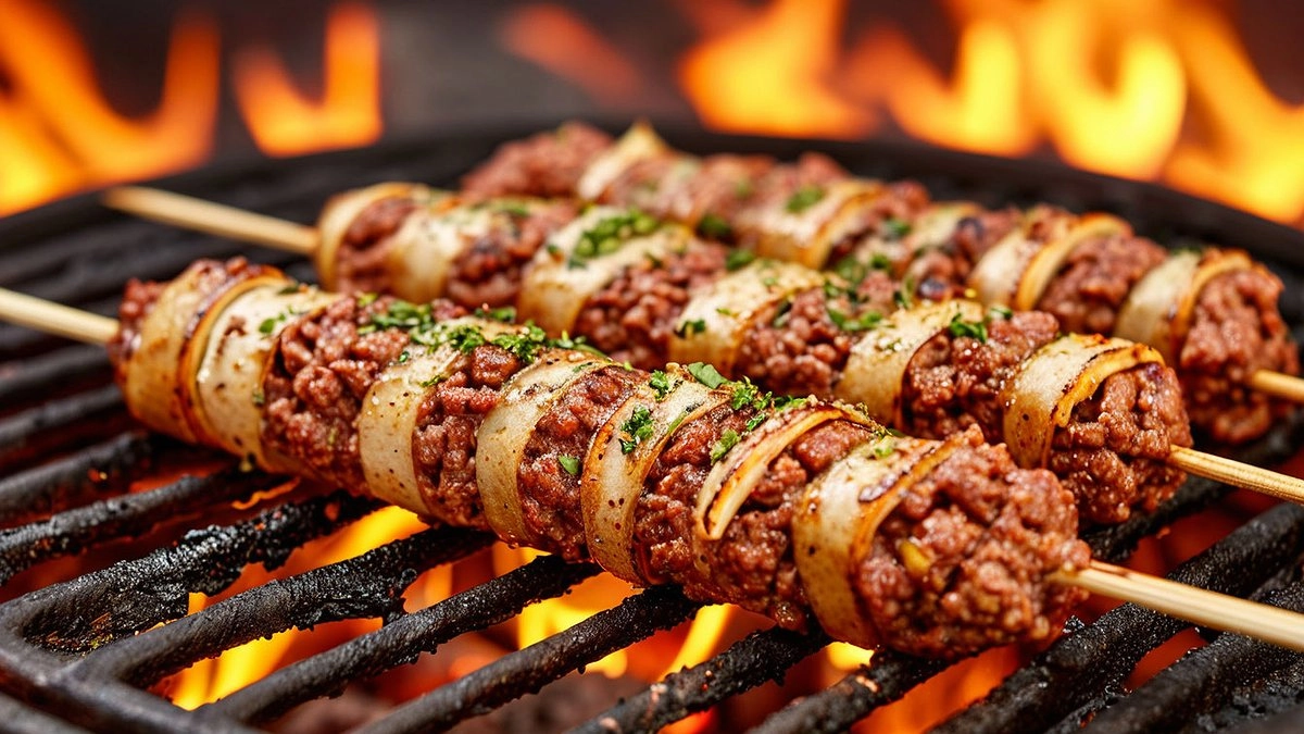 В миллион раз круче шашлыка: заворачиваем фарш в лаваш — и на шампур. Идеальный рецепт на майские