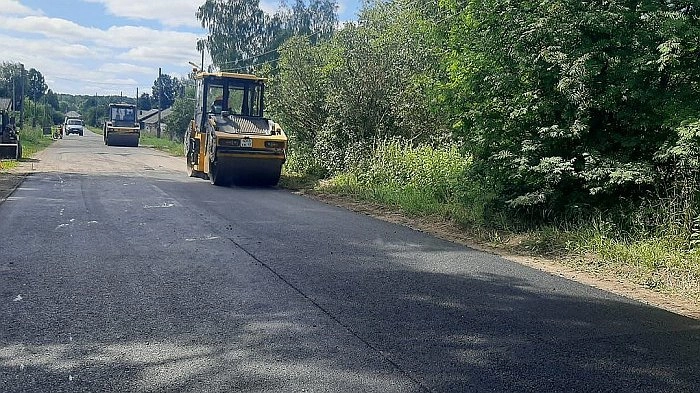 В Оричевском районе  по «Дорожному миллиарду»  ремонтируют улицу в деревне Кучелапы