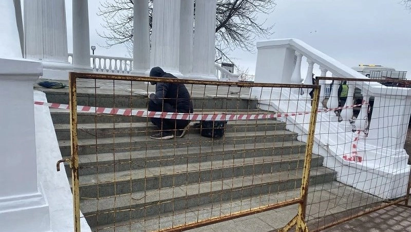 В Кирове откроют ротонды в Александровском саду после ремонта