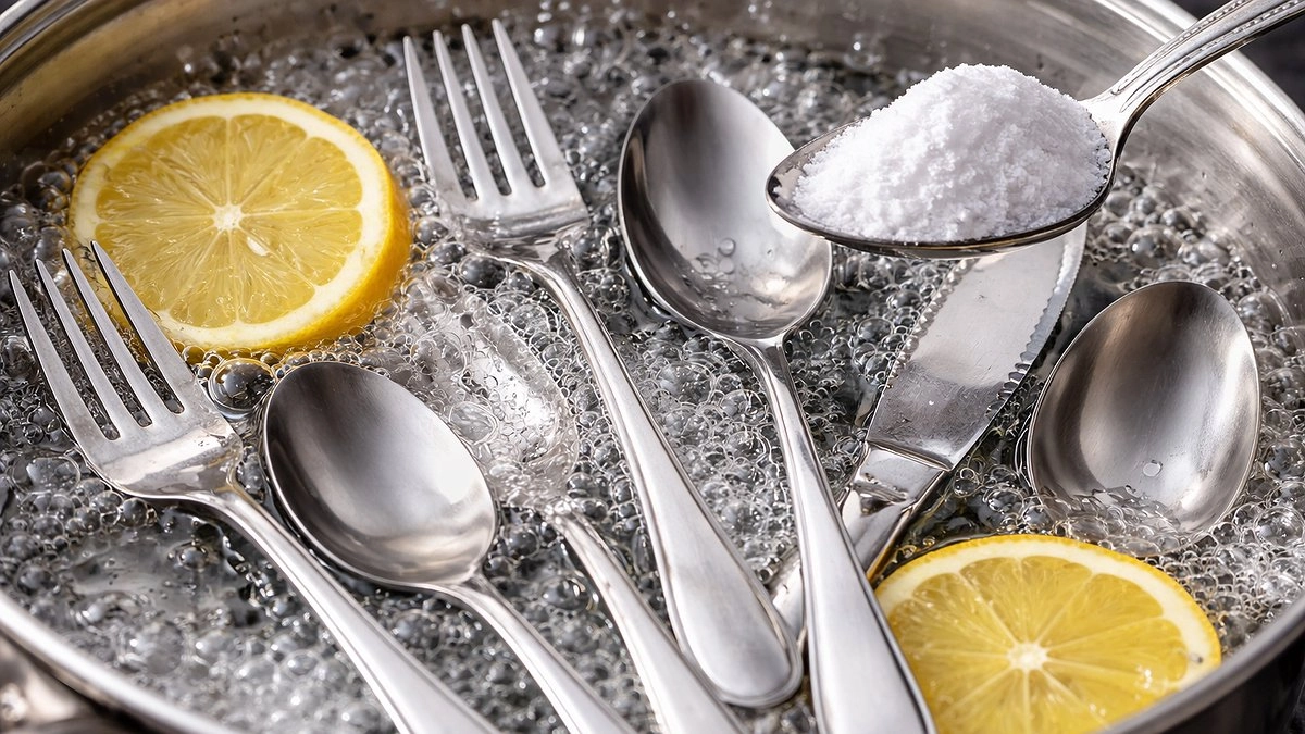 Главная картинка новости: Этот совет знают только старые хозяйки:  вилки и ложки после него выглядят как из магазина и сияют за километр