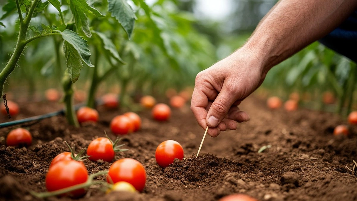 Вставляю зубочистку в землю – и томаты сами скажут, когда их полить: секрет, который спасет от засухи