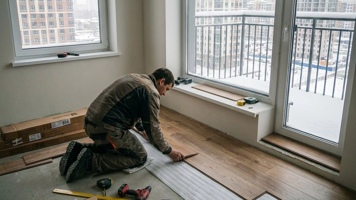 Главная картинка новости: Паркетчик или укладчик ламината: объясняем в чем разница и когда переплата реально оправдана