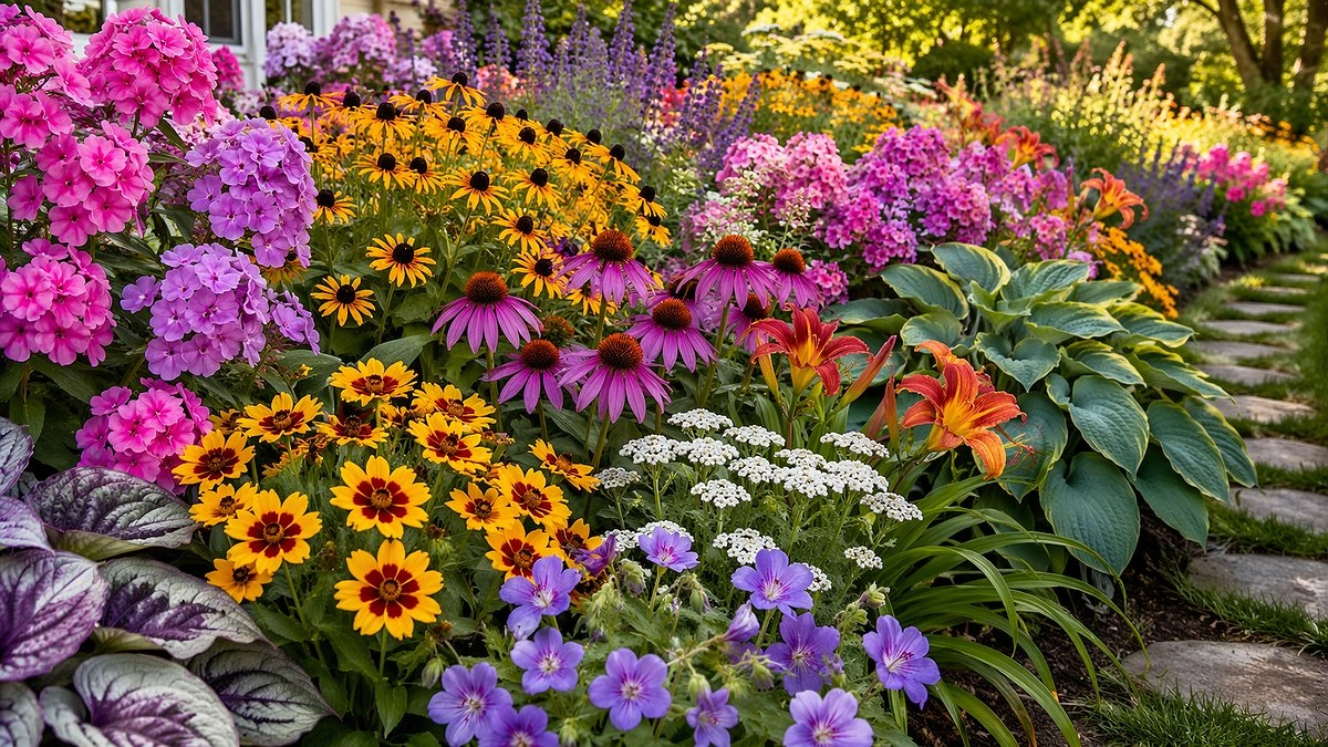 Тренд 2026 - "ленивый" цветник: многоленики, которые растут сами и цветут с весны до поздней осени - посадил и забыл