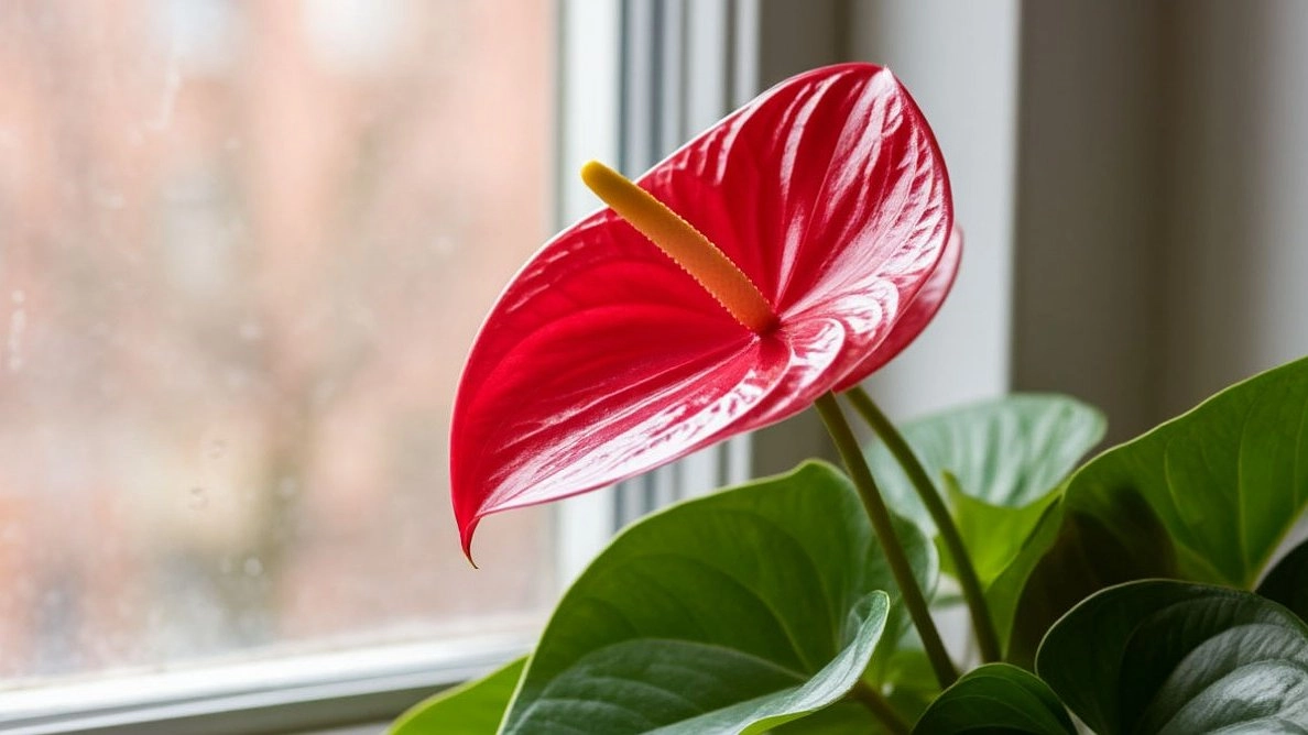 Антуриум замолчал? 1 ст.л. в воду - и он утонет в цветении: опытный садовод раскрыл секрет