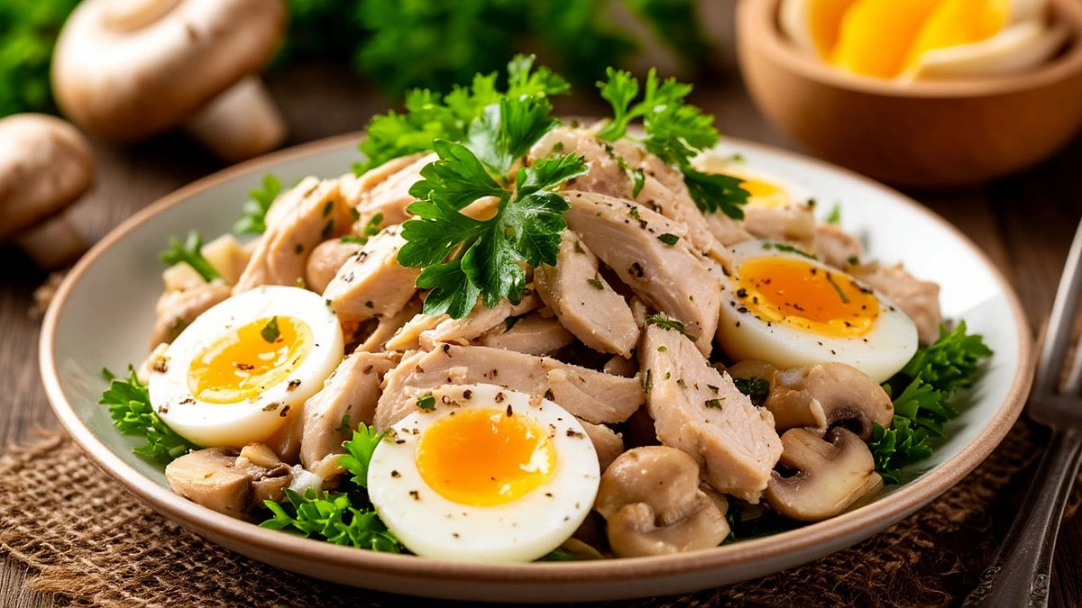 Салат «Конёк-Горбунок» в год Лошади - талисман на праздничном столе: удача галопом прискачет в дом