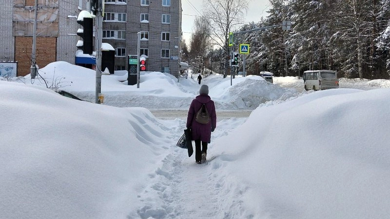 Главная картинка новости: Сугробы в Кирове оказались самыми высокими за последние 55 лет