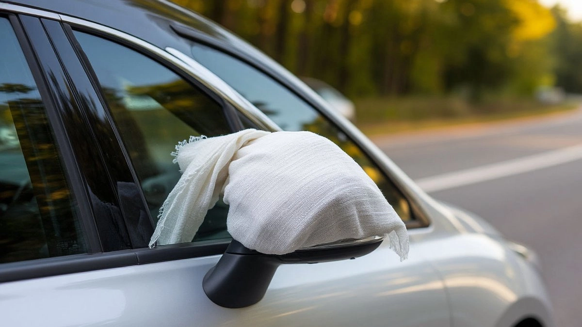 Главная картинка новости: Не трогайте тряпку на машине! Новая схема мошенников, которая работает безотказно