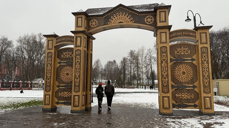 В Кирове покрасят Ворота Русского Севера