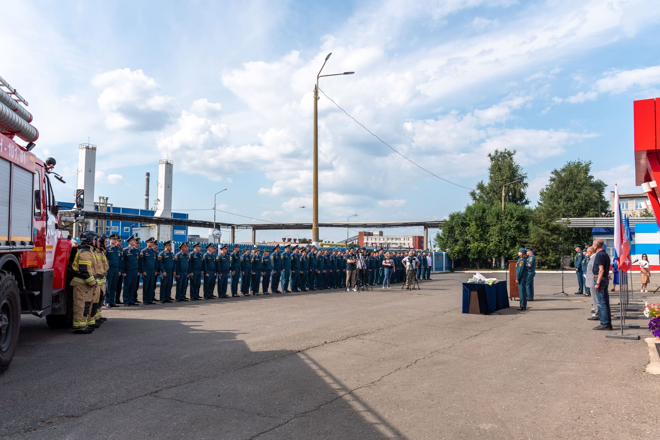 При поддержке компании «Уралхим» в Кирово-Чепецке открылся учебный пункт МЧС