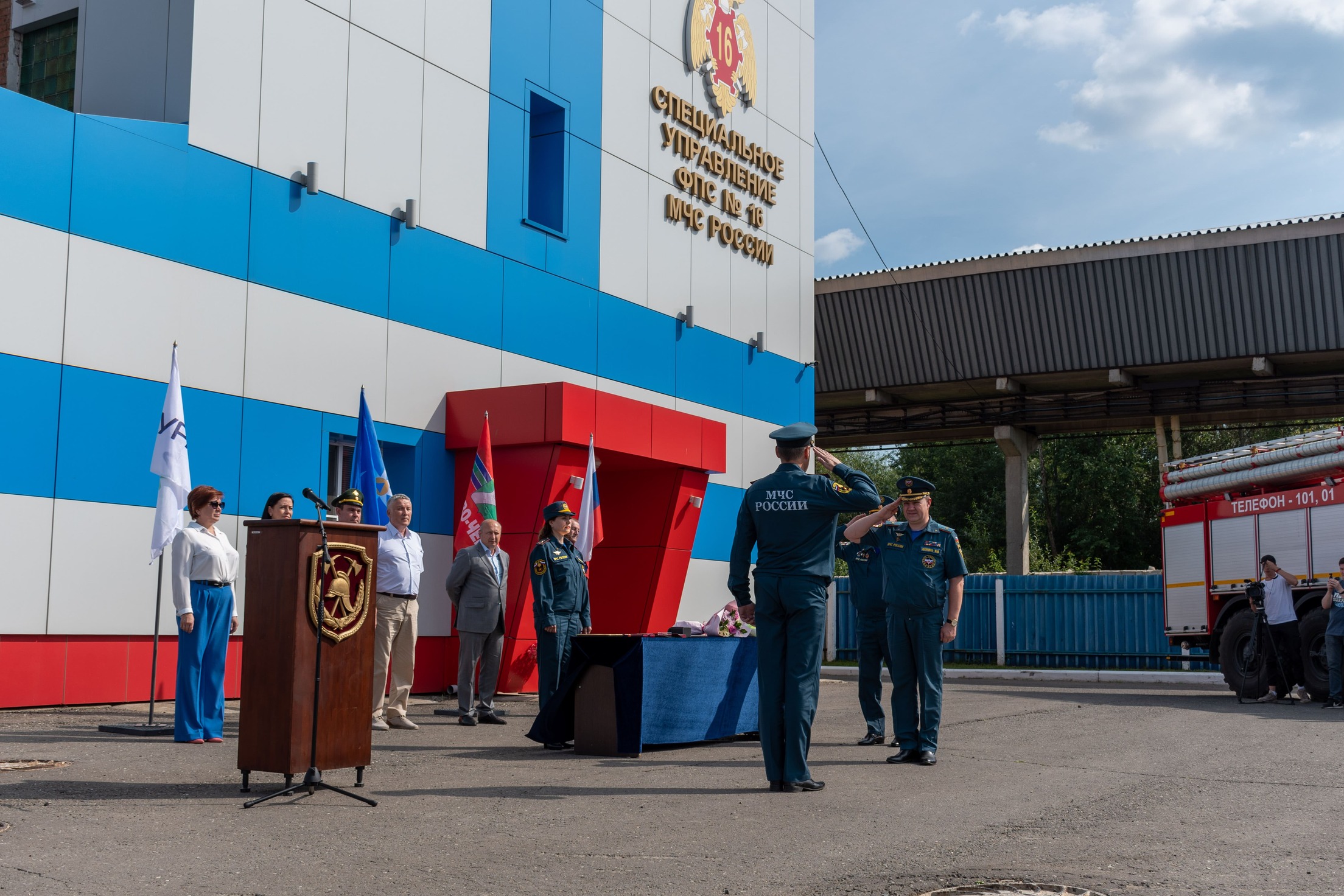 При поддержке компании «Уралхим» в Кирово-Чепецке открылся учебный пункт МЧС