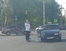 «Ремонт встанет тысяч в 200»: на площади Лепсе в Кирове столкнулись два автомобиля