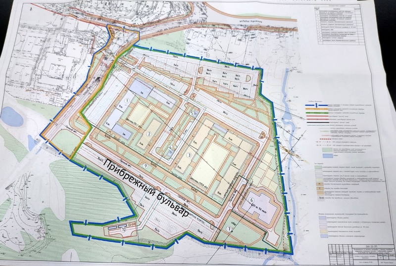 Карта микрорайона прибрежный