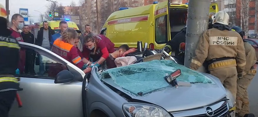 Опубликовано видео спасательной операции на Московской