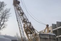 В Кировской области рухнул строительный кран