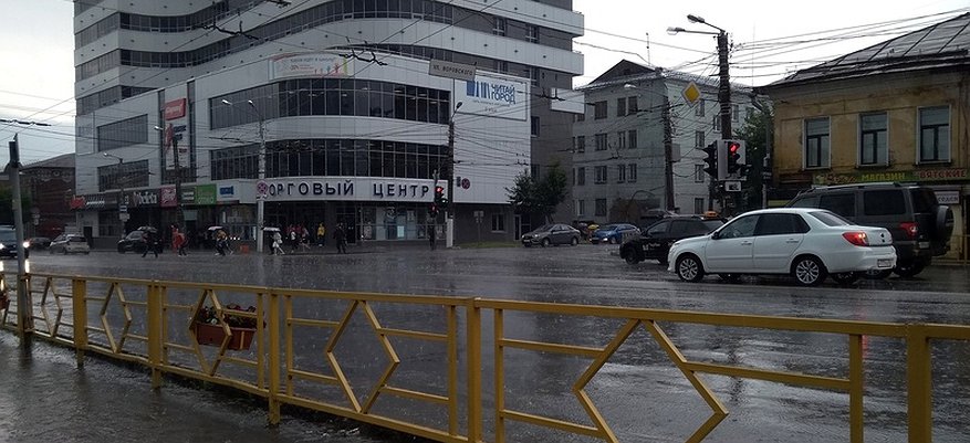 Рабочая неделя в Кирове завершится холодом и дождём