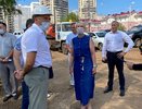 Глава города вместе с депутатами оценили ход строительства домов для переселенцев в Урванцево