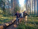 В Кировской области женщину с поврежденной ногой несли на носилках через леса и болота