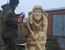 Умелец из Кировской области вырезал Бабу Ягу из дерева
