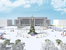 Кировчанам показали новогоднюю Театральную площадь