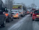 Кировские водители жалуются на пробки на перекрестке Октябрьского проспекта