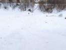 В овраге Засора появилась горка для катания на «ватрушках»