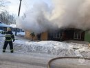 В Нововятске тушат жилой дом