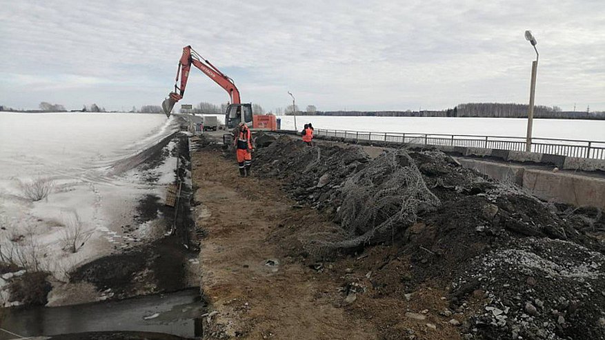 В Пижанском округе приступили к ремонту моста на месяц раньше срока