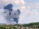 В Шебекино Белгородской области произошел сильный пожар: обстрел города продолжается