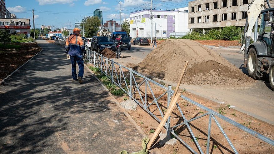 80 % готовности: капремонт Студенческого проезда в Кирове хотят завершить в октябре