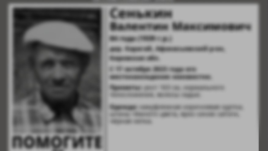 Главная картинка новости: В Кировской области пропавшего пенсионера нашли мертвым