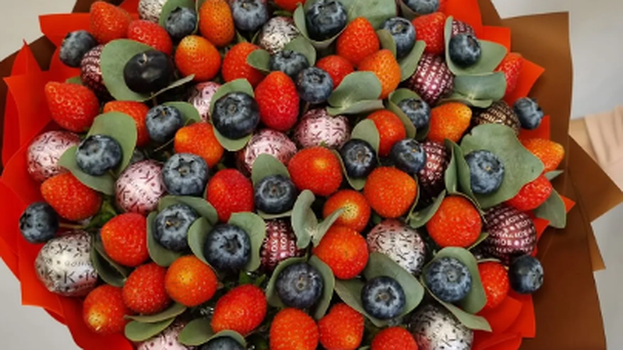 Главная картинка новости: Съедобные букеты