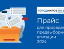 Прайс для проведения предвыборной агитации 2024