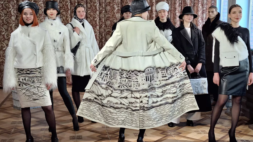 Известный модный дом презентовал коллекцию одежды с видами Кирова
