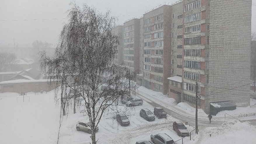 На Киров обрушится  снегопад