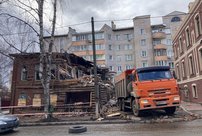 В Кирове снесли деревянный дом священнослужителя Танаевского