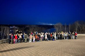 В Кирове состоялась первая в 2024 году астровстреча на набережной Грина