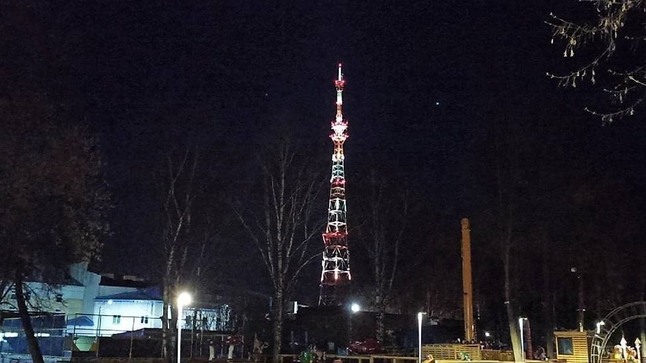 Главная картинка новости: В День Победы на кировской телебашне зажгутся огни