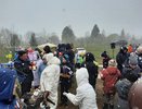 В Верхошижемье в снегопад провели парусную регату