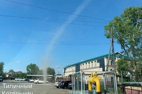 В Кировской области прошел пыльный вихрь