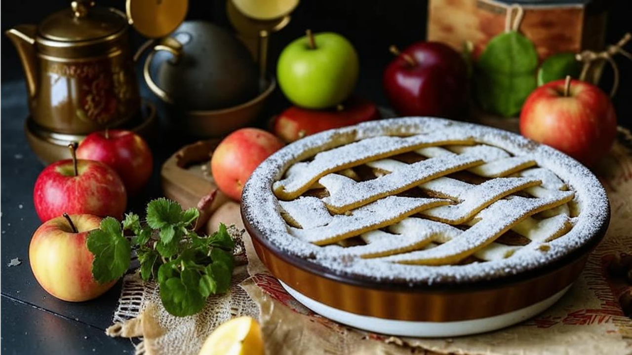 Главная картинка новости: Шарлотка: классический рецепт и секреты приготовления