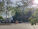 В Кирове у парка 50 лет ВЛКСМ начали строить торговые павильоны