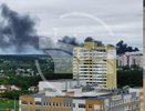 В Кирове на Потребкооперации сгорел склад с утеплителем