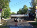 Пенсионер на "семерке" врезался в грузовик в Кирове